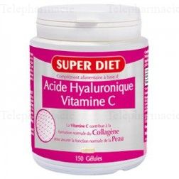 SUPERDIET Acide Hyaluronique Vitamine C x150G&eacute;lules