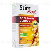 NUTREOV Stim Royal Gel&eacute;e Royale 2000mg Bio 20 ampoules