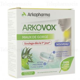 ARKOVOX Cpr suc menthe eucalypt B/20