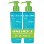BIODERMA S&eacute;bium - gel moussant nettoyant purifiant Lot de 2