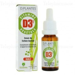 Vitamine v&eacute;g&eacute;tale d3 huile 20ml