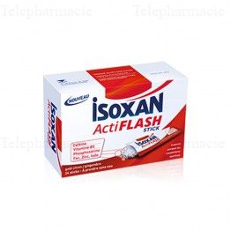 ISOXAN ActiFlash go&ucirc;t citron/gingembre sticks x 24