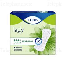 TENA Discreet - Serviettes hygi&eacute;niques normal x24