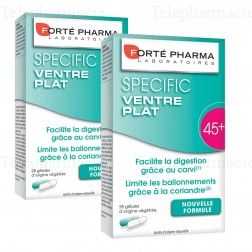 FORT&Eacute; PHARMA Minceur sp&eacute;cific ventre 45+ lot de 2 x 28 comprim&eacute;s Lot de 2 x 28 g&eacute;lules