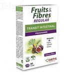 ORTIS Fruits & Fibres regulat transit intestinal programme Bo&icirc;te de 30 comprim&eacute;s