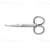 3 CLAVELES Ciseaux Ongles B&eacute;b&eacute; Courbe 10cm