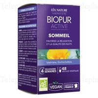 BIOPUR Active Sommeil bio x 48 g&eacute;lules v&eacute;g&eacute;tales