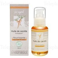 HAUT-SEGALA Huile v&eacute;g&eacute;tale de Carotte bio 50ml