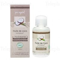 HAUT-SEGALA Huile v&eacute;g&eacute;tale de coco bio 50ml