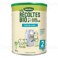 BLEDINA RECOL BIO 2 Lait pdr B/800g