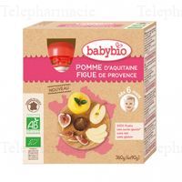 BABYBIO Alim inf poire banane millet 4/90g