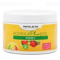 PHYTO-ACTIF Ac&eacute;rola Plus 500mg x100 comprim&eacute;s