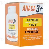 ANACA 3+ Capteur de graisses et sucres 5 en 1 120 g&eacute;lules