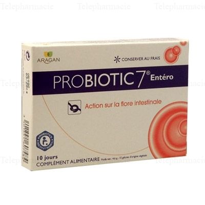 ARAGAN PROBIOTIC7 Ent&eacute;ro Boite de 10 g&eacute;lules