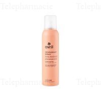 AVRIL DEODORANT SPRAY CERTIF