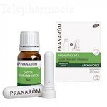 PRANAROM Aromaforce - Aromastick Lotion Nez bio 10ml + Inhalateur
