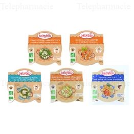 Assiette avec morceaux des 12 mois 230g