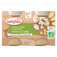 BABYBIO CHOU-FLEUR POMME DE