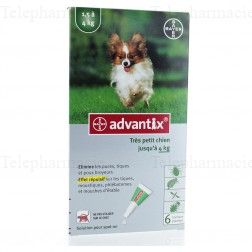 ADVANTIX tr&egrave;s petit chien spot on
