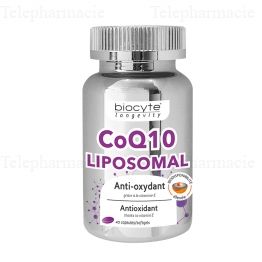 BIOCYTE Longevity Anti-Oxydants - CoQ10 liposomal 40 capsules