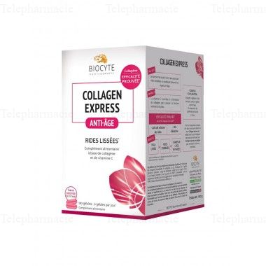 BIOCYTE Collagen express Fermet&eacute; 180 g&eacute;lules