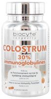 BIOCYTE Longevity Energie & Vitalit&eacute; - Colostrum 30% Immunoglobulines 60 g&eacute;lules