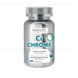 BIOCYTE Longevity Min&eacute;raux - Cr chrome 60 g&eacute;lules