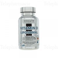 BIOCYTE Longevity Min&eacute;raux - Vitamin D3 liposomal 30 g&eacute;lules
