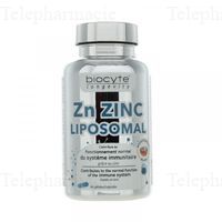 BIOCYTE Longevity Min&eacute;raux - Zn Zinc liposomal g&eacute;lules x 60