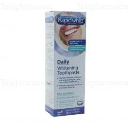 RAPID WHITE dentifrice blanchissant tube 100ml