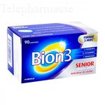 BION 3 Senior ginseng et lut&eacute;ine 90 comprim&eacute;s