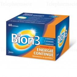 BION 3 Energie continue Bo&icirc;te 60 comprim&eacute;s