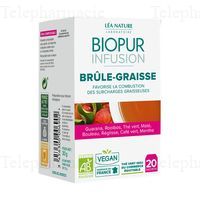 BIOPUR Infusion Br&ucirc;le-graisse bio x 20 sachets