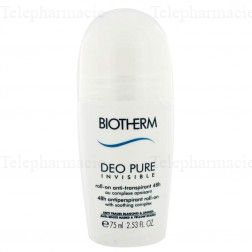 BIOTHERM Deo Pure invisible roll'on anti-transpirant 48h