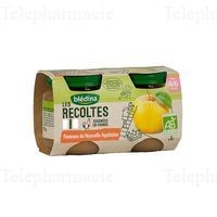 BLEDINA RECOL BIO POMMES 2X130g