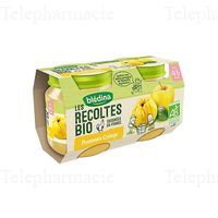 BLEDINA RECOL BIO POMMES COINGS 2X130g