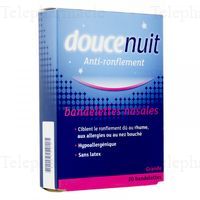 DOUCE NUIT Bandelettes nasale anti-ronflements