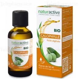 NATURACTIVE Huile V&eacute;g&eacute;tale Bio Calophylle flacon 50ml
