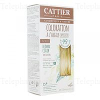 CATTIER Coloration &agrave; l'argile blond Clair n&deg;8.0