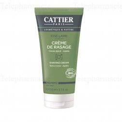 CATTIER Homme Fine Lame cr&egrave;me de rasage bio