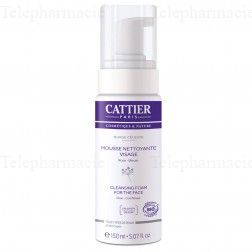 CATTIER Mousse nettoyante visage bio