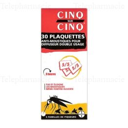 CINQ/CINQ RECHARGE 30 PLAQUE