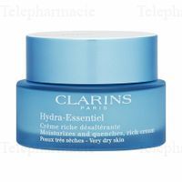 CLARINS Hydra-essentiel Cr&egrave;me riche d&eacute;salt&eacute;rante pot 50ml