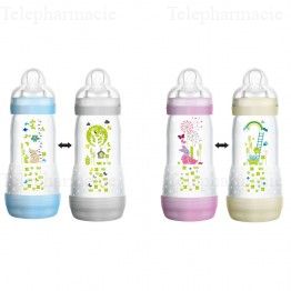 MAM biberons anti colique d&eacute;bit 3 lot de 2x320ml