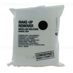 COMODYNES Make up remover peau normale lingettes x 20