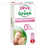 LOVE&GREEN Couches &eacute;cologiques Taille 4 - 46 couches
