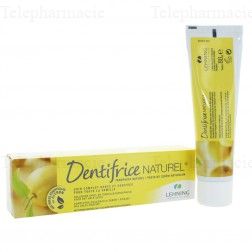 LEHNING Dentifrice naturel aux huiles essentielles de Citron