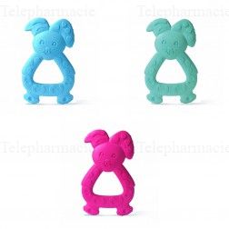 DODIE Anneau de dentition Lapin Lagoon d&egrave;s 4 mois 0%BPA
