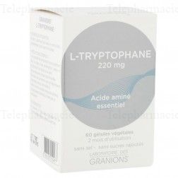 GRANIONS Les essentiels - L-tryptophane 220mg bo&icirc;te de 60 g&eacute;lules