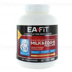 EAFIT Milk & Egg 95 saveur caf&eacute; pot de 750 gr
